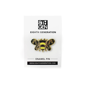 Bee Supportive Enamel Pin