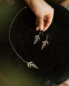 Silver Cedar Bough Necklace