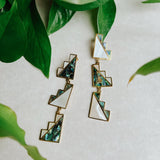 Mountain Dreams Earrings—Mother of Pearl