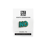 NO Enamel Pin