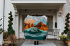 Calling Mountains Throw Blanket