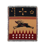 Elk Medicine Throw Blanket