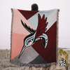 Modern Hummingbird Throw Blanket