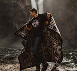 Coast Salish Pattern Wool Blanket